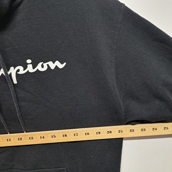 Champion Authentic Mens L Athletic Wear Pullover Script Spellout Hoodie Sweater - Picture 6 of 7